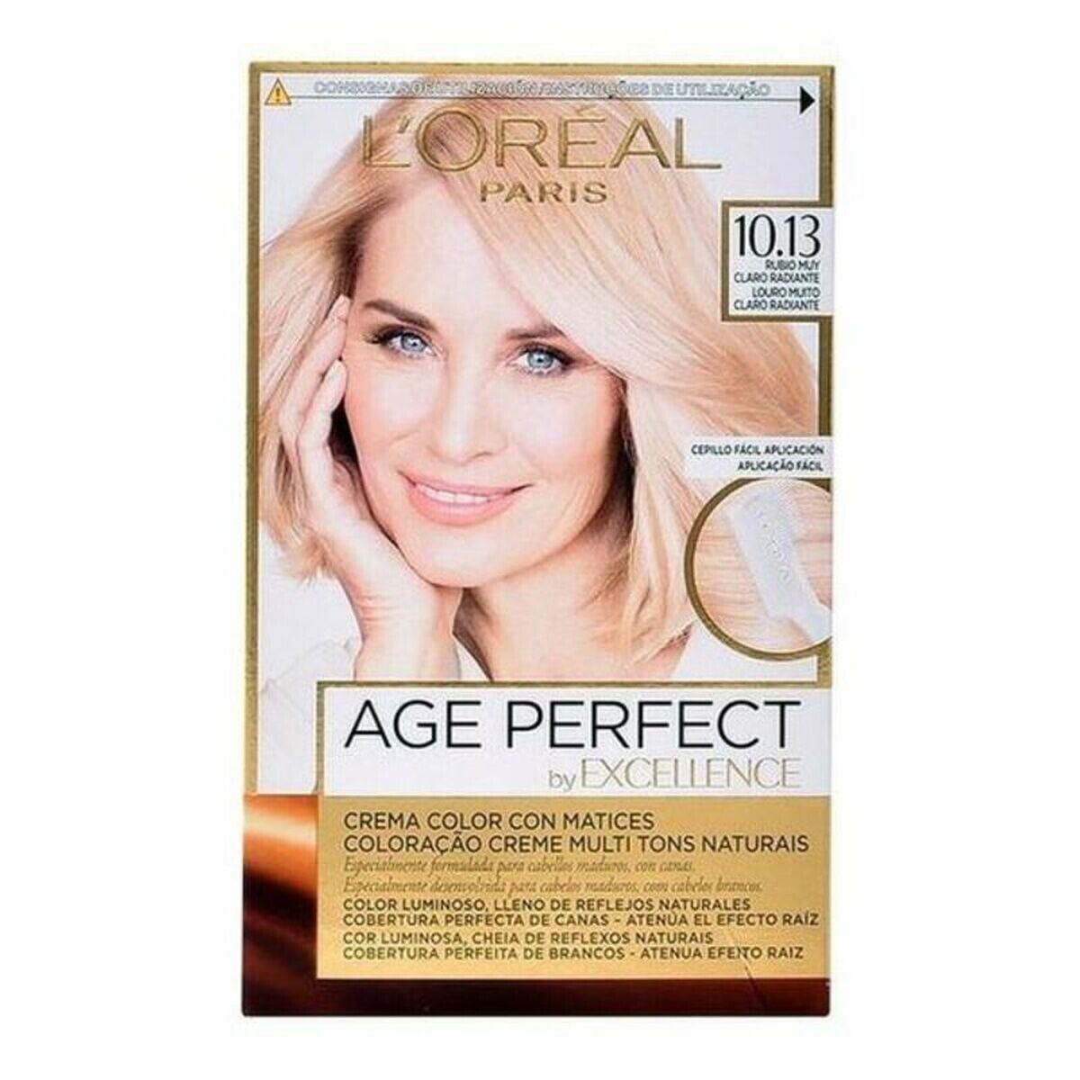 Антивозрастная постоянная краска Excellence Age Perfect L'Oreal Make Up Excellence Age Perfect Nº 9.0-rubio muy claro (1 штук)