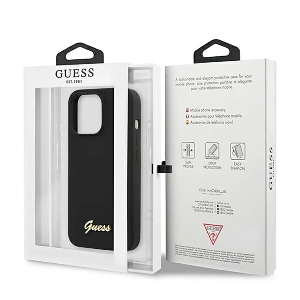 GUESS Guhmp13Llslmgbk iPhone 13 Pro13 6.1 Silicone phone case