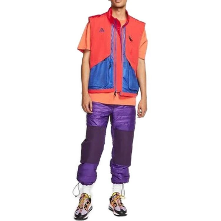 Nike ACG Vests Men Orange Blue