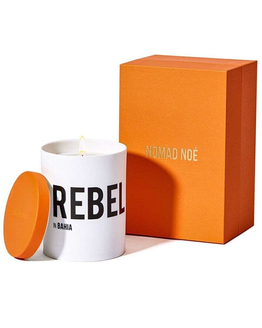 Nomad Noe Rebel In Bahia - Neroli & Incense Luxury Scented Candle Orange