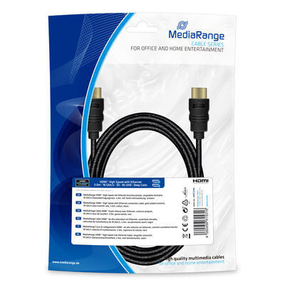 MediaRange MRCS198 HDMI кабель 3 m HDMI Тип A (Стандарт) Черный