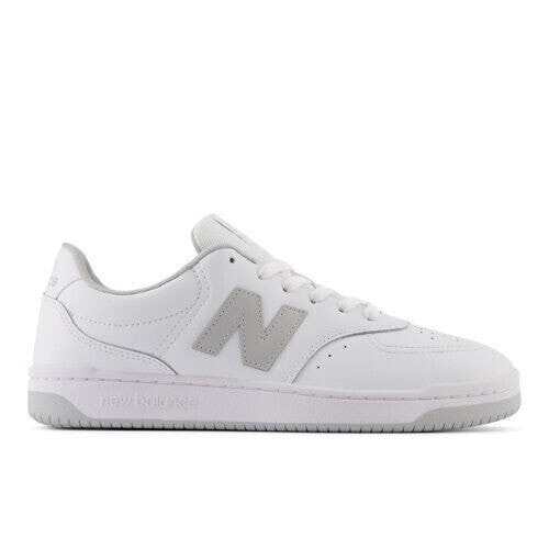 New Balance Unisex BB80 White/Grey Size 7 D