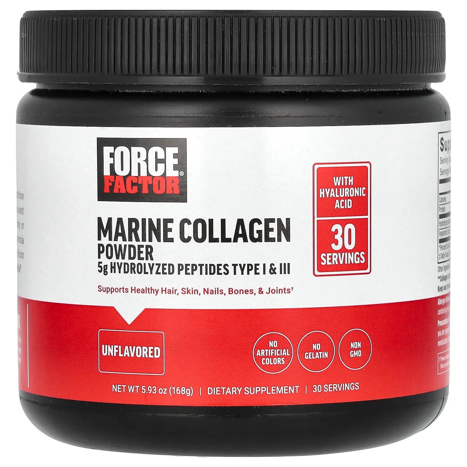 Marine Collagen Powder, Unflavored, 5.93 oz (168 g)