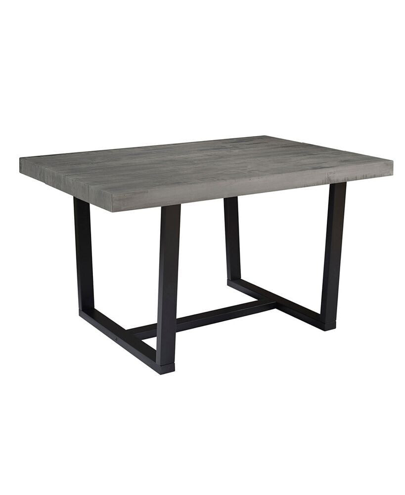 Walker Edison distressed Solid Wood Dining Table