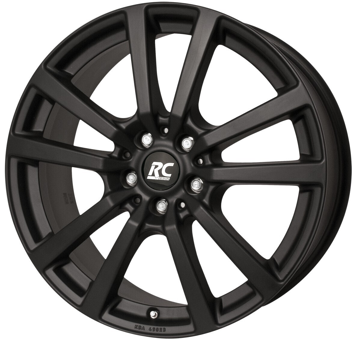 Колесный диск литой RC-Design RC25 schwarz-matt lackiert 7.5x17 ET56 - LK5/112 ML66.6