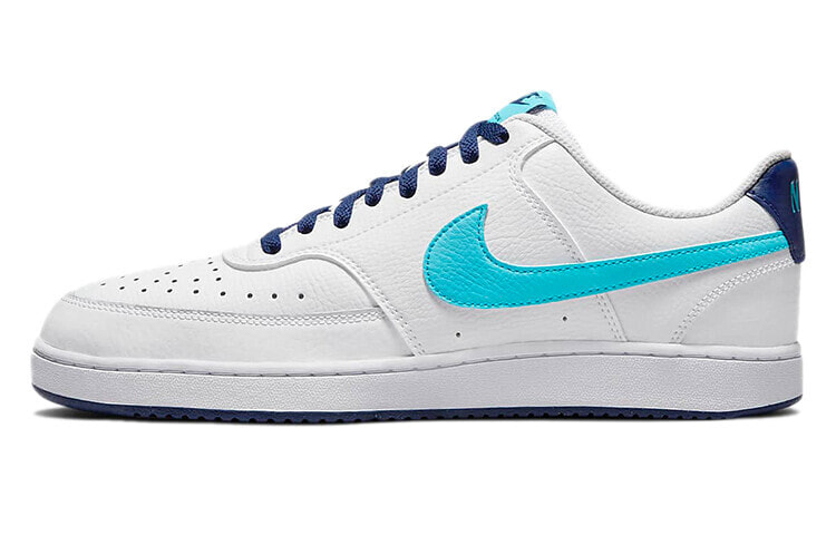 Nike Court Vision Low 休闲 轻便防滑耐磨 低帮 板鞋 男款 白蓝色 / Кроссовки Nike Court Vision Low DM1187-100