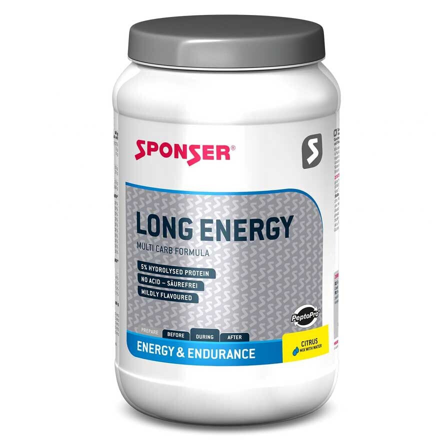 SPONSER SPORT FOOD 5% Protein 1200g Citrus Long Energy Powder