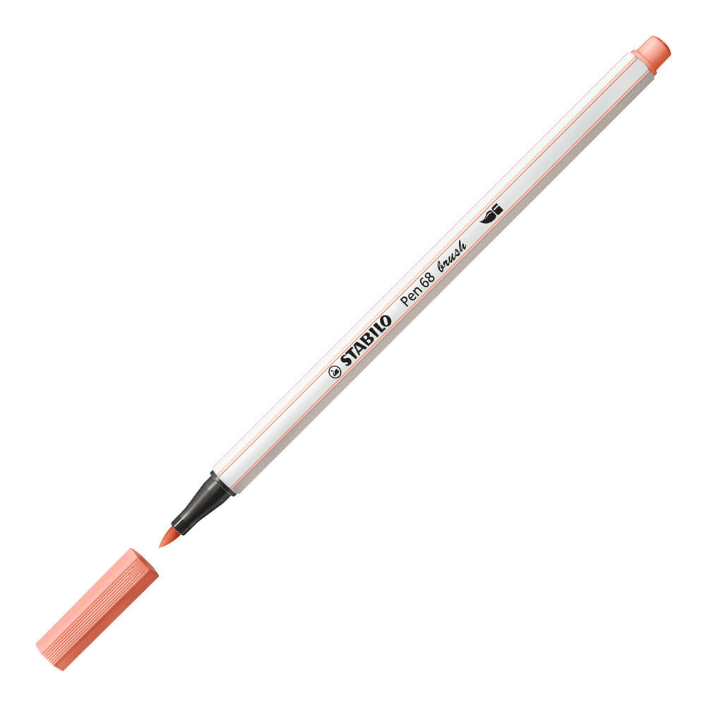 STABILO Pen 68 Brush фломастер Болд Разноцветный 12 шт 105680012