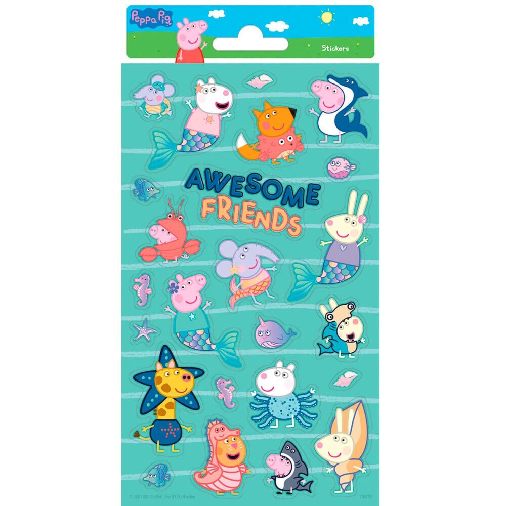 PEPPA PIG Pack Of Stickers With Glitter