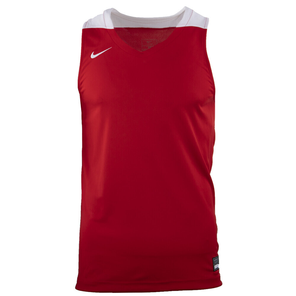 Nike Basketball Sleeveless VNeck Athletic Tank Top Mens Red Athletic Casual AV20