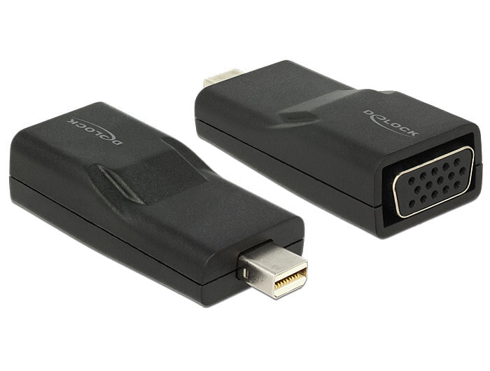 DeLOCK mini Displayport/VGA Черный 65654