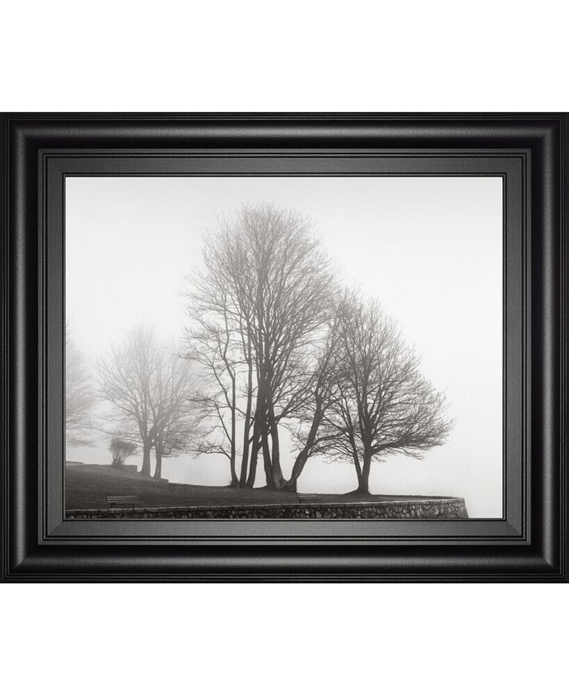 Classy Art fog and Trees at Dusk by Lsh Framed Print Wall Art, 22