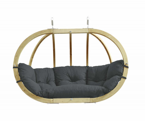 Amazonas AZ-2030840 - Hanging egg chair - With stand - Indoor/outdoor - Black - Polyester - 200 kg