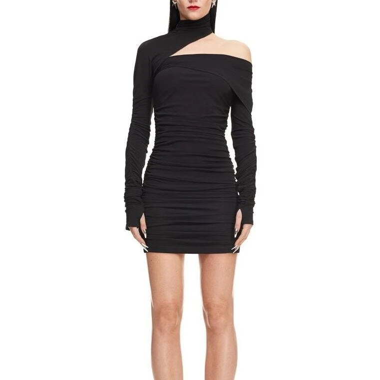 Mugler X H&M Long-Sleeved Dresses Women's Black
