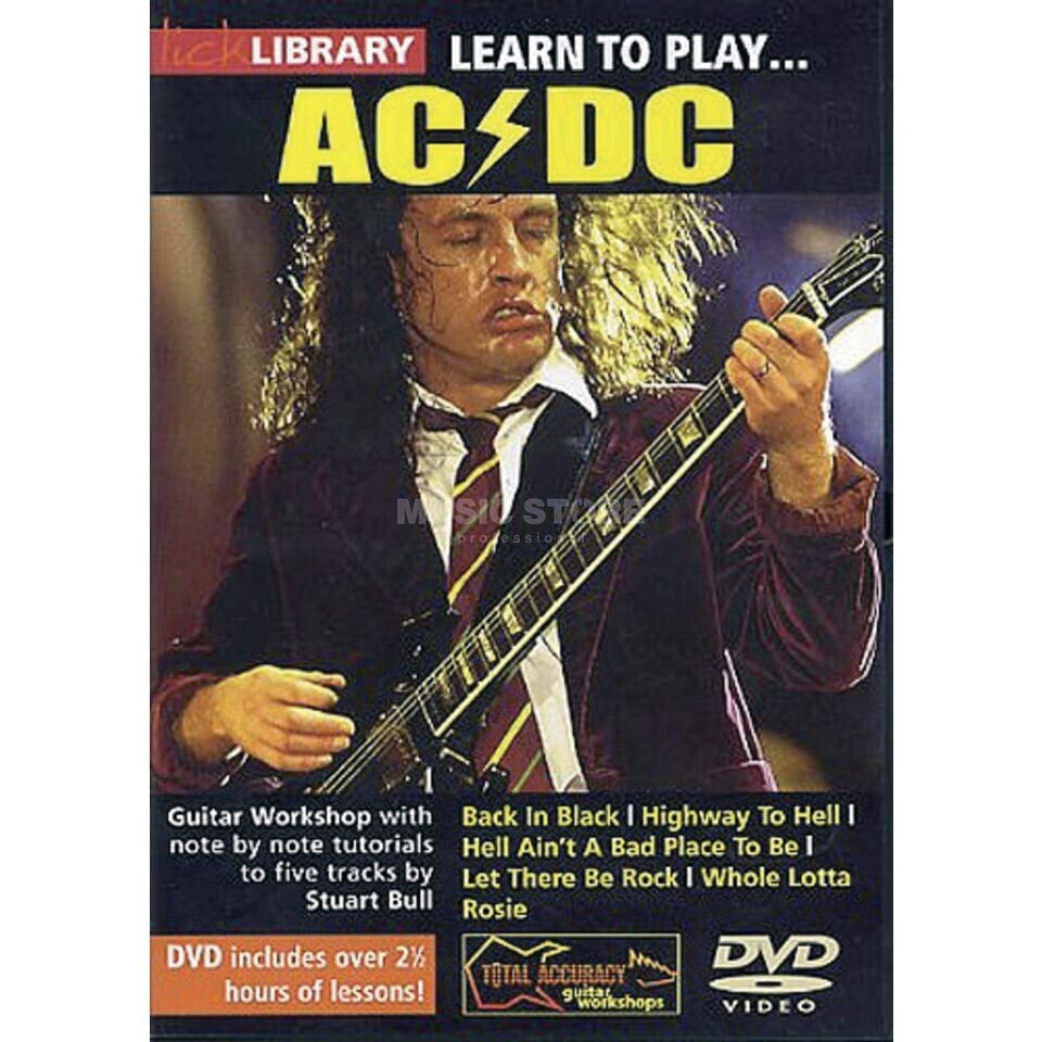 Roadrock International Lick library - AC/DC Learn to play (Guitar), DVD