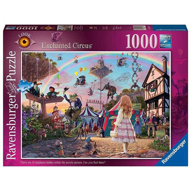 RAVENSBURGER Look And Fins Enchanted Circus 1000 Pieces Puzzle