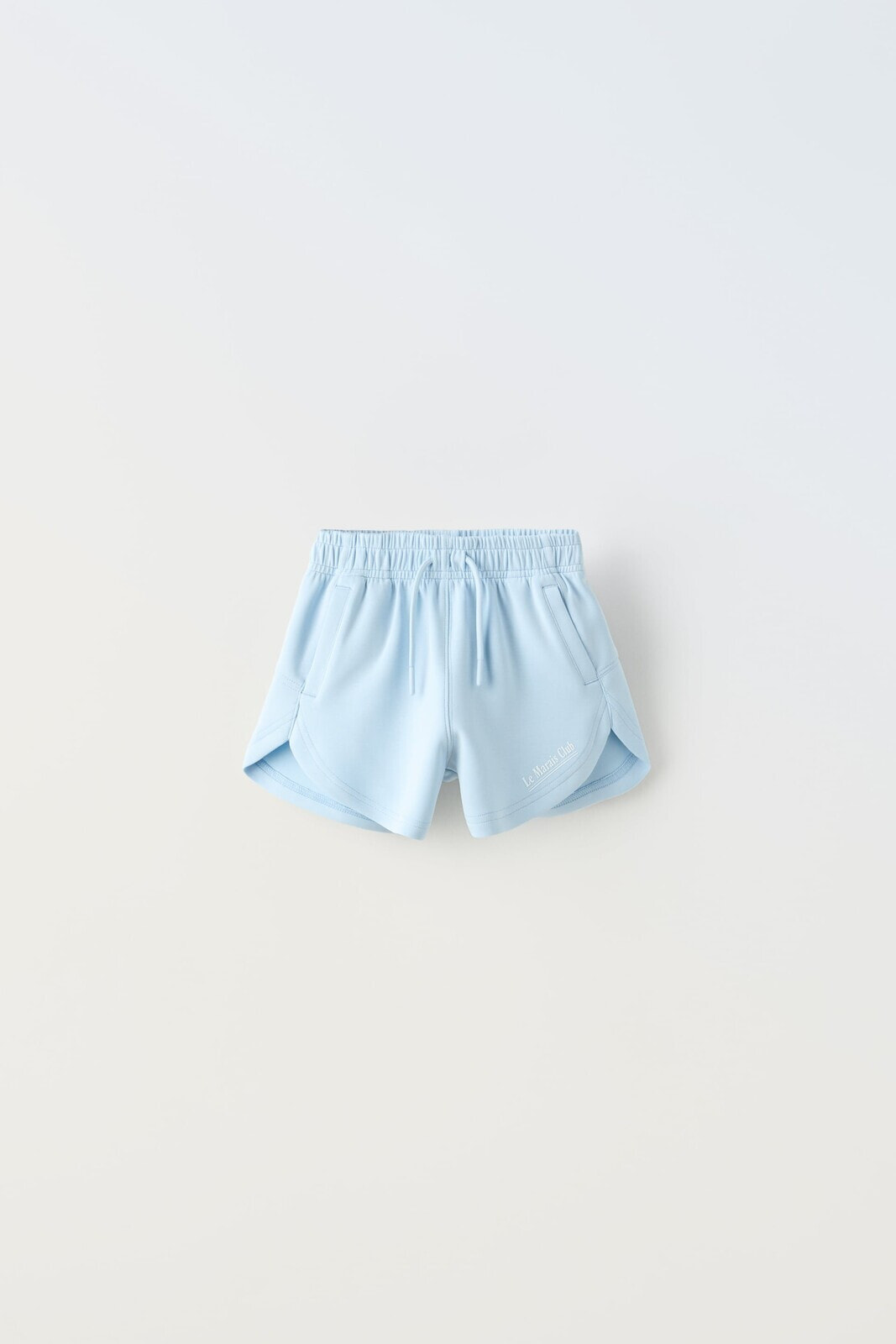 Modal blend slogan bermuda shorts