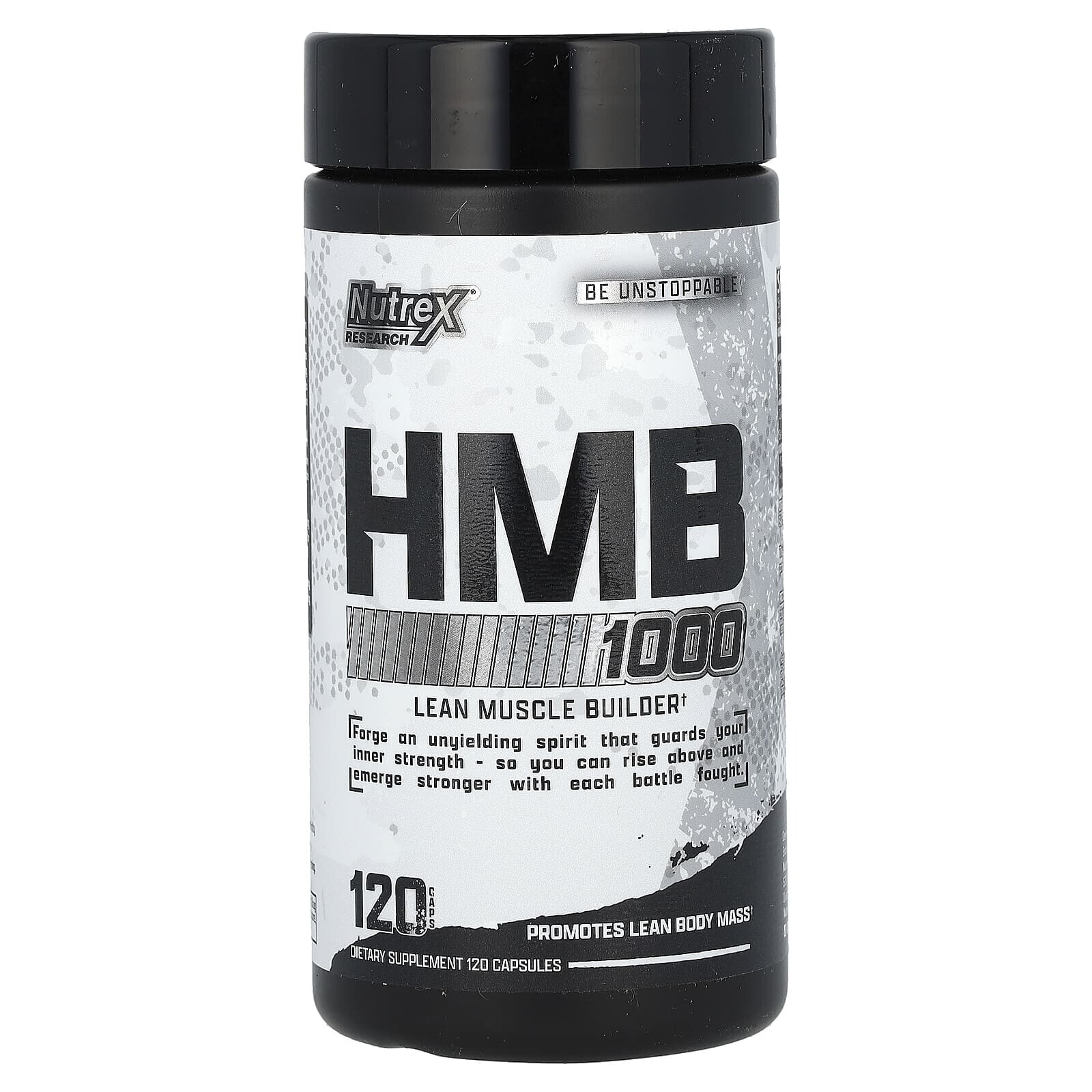 Nutrex Research, Black Series, HMB 1000, 120 Black-Caps