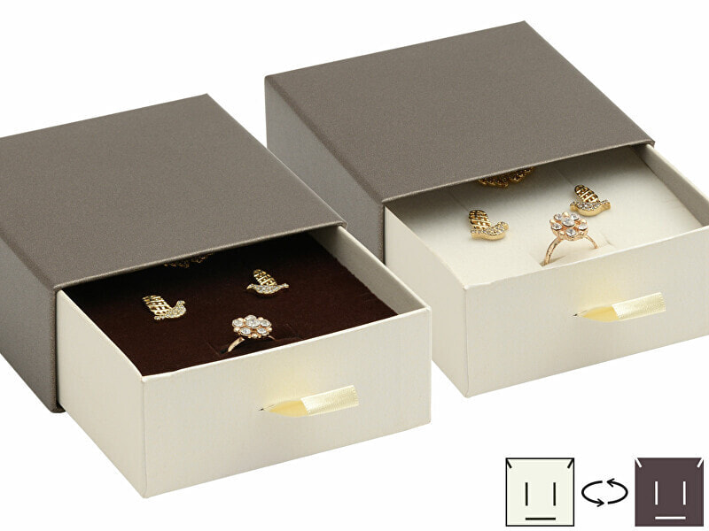 Modern gift box for jewelry set DE-5 / A21 / A20