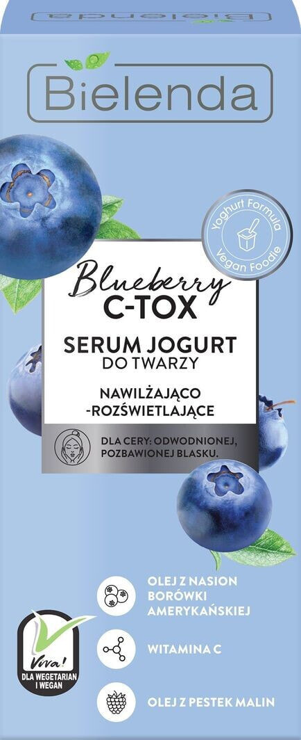 Bielenda Serum Jogurt do twarzy nawilżająco-rozświetlające 30 ml