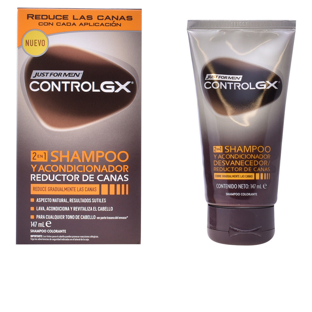 Just For Men Control Gx Colored Shampoo Окрашивающий шампунь против седины для любого цвета волос 147 мл