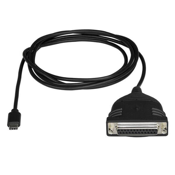 StarTech.com ICUSBCPLLD25 кабельный разъем/переходник USB C DB25 Черный