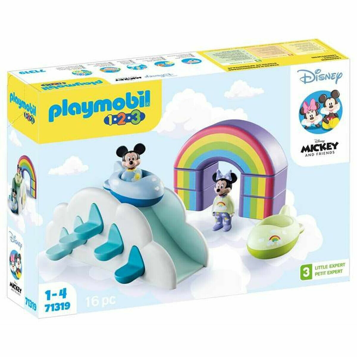Playset Playmobil 1,2,3 Mickey 16 Pieces