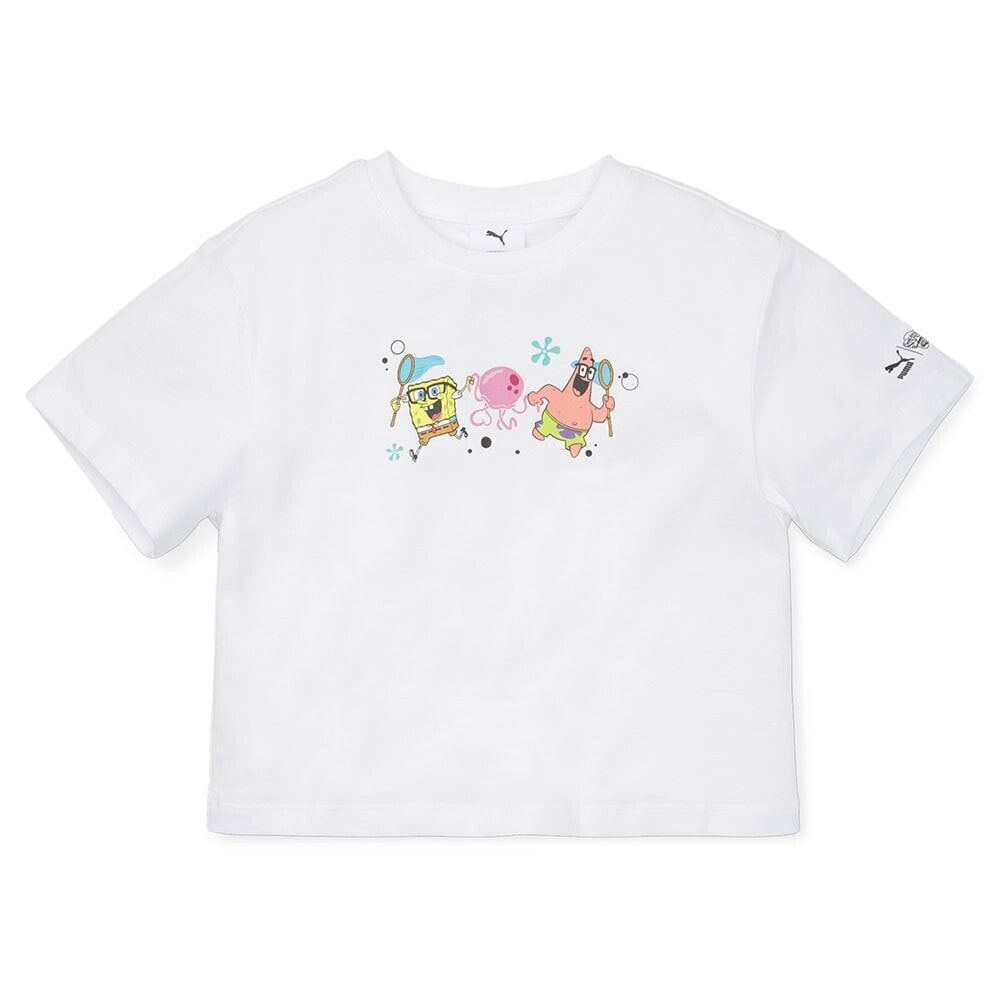 PUMA SELECT X Spongebob Gir Kids Short Sleeve T-Shirt