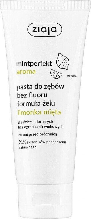 Zahnpasta mit Limette und Minze - Ziaja Mintperfect Aroma Green Lime & Mint Toothpaste