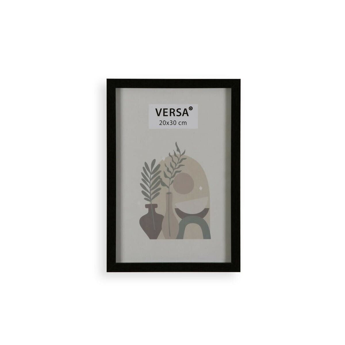 Photo frame Versa Black MDF Wood Vintage 1,2 x 32 x 22 cm