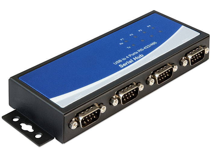DeLOCK 87587 кабельный разъем/переходник 4 x RS-422/485 USB 2.0 Черный