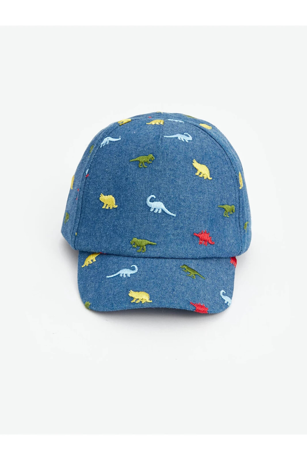 Dinozor Baskılı Erkek Bebek Kep Şapka