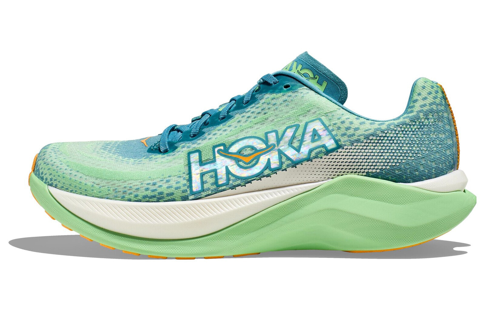 HOKA ONE ONE Mach X 防滑耐磨 低帮 跑步鞋 男款 绿 / Кроссовки HOKA ONE ONE 1141450-OMLG