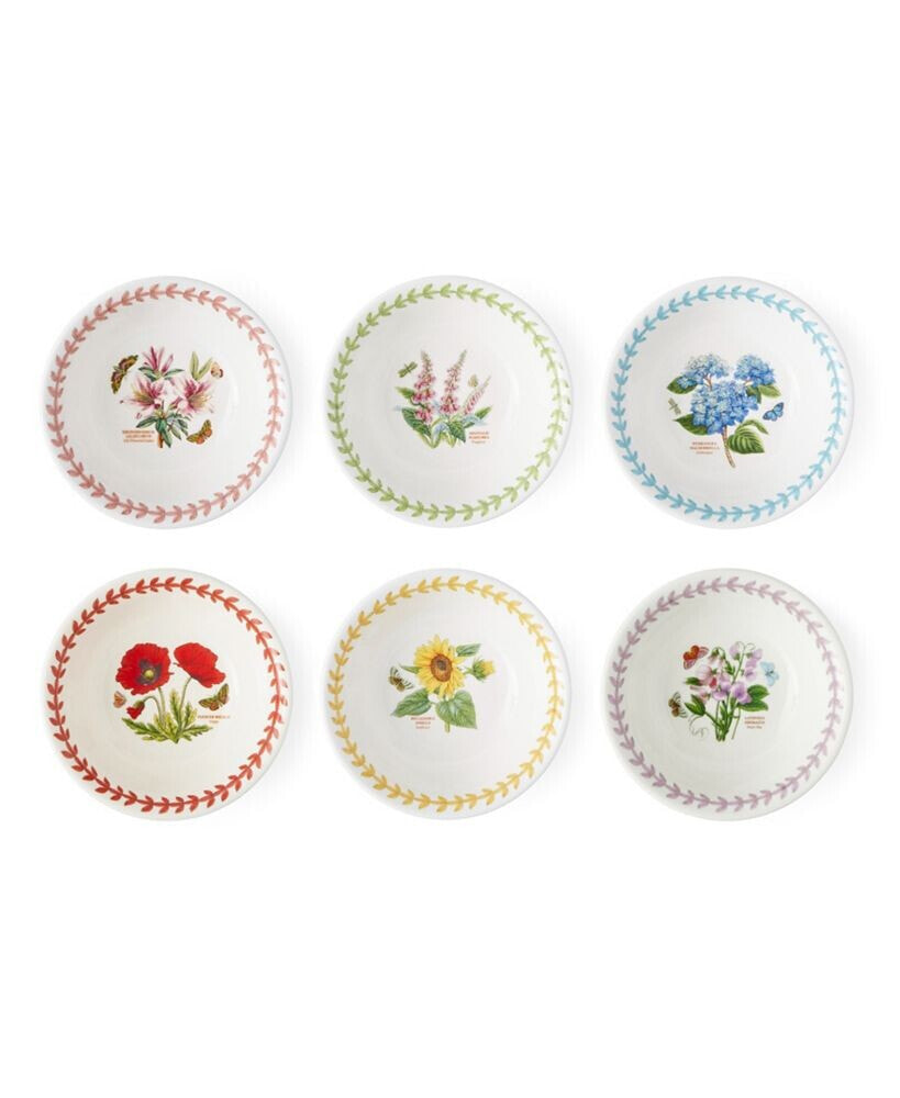 Portmeirion botanic Garden Meadow Assorted Mini Bowls, Set of 6