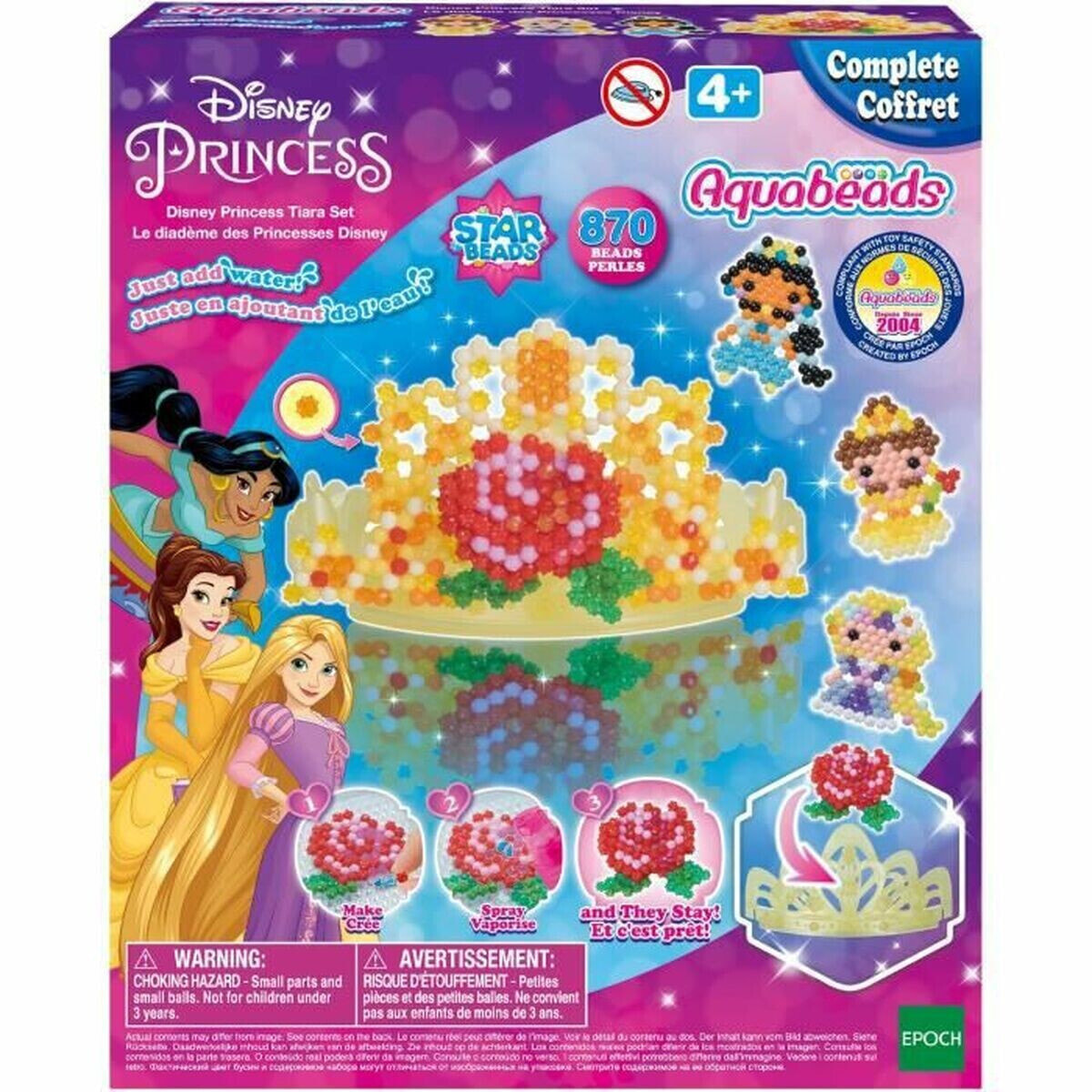 Бисер Aquabeads The Disney Princess Tiara 870 Предметы