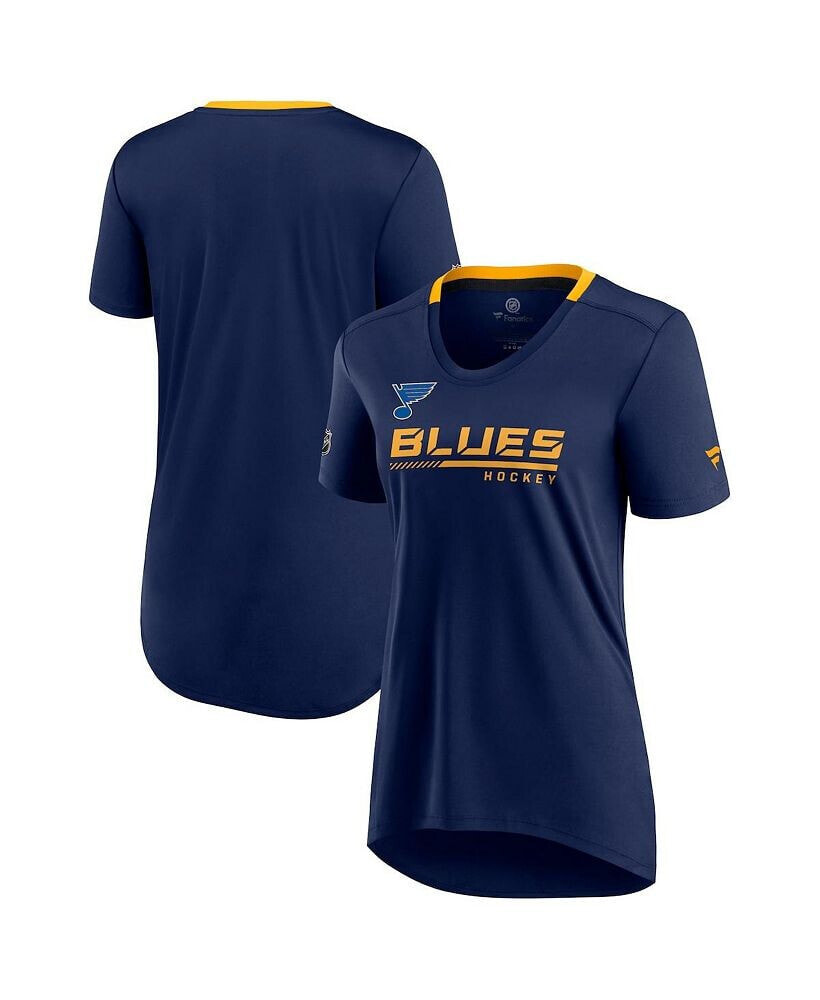 Fanatics women's Branded Navy St. Louis Blues Authentic Pro Locker Room T-shirt