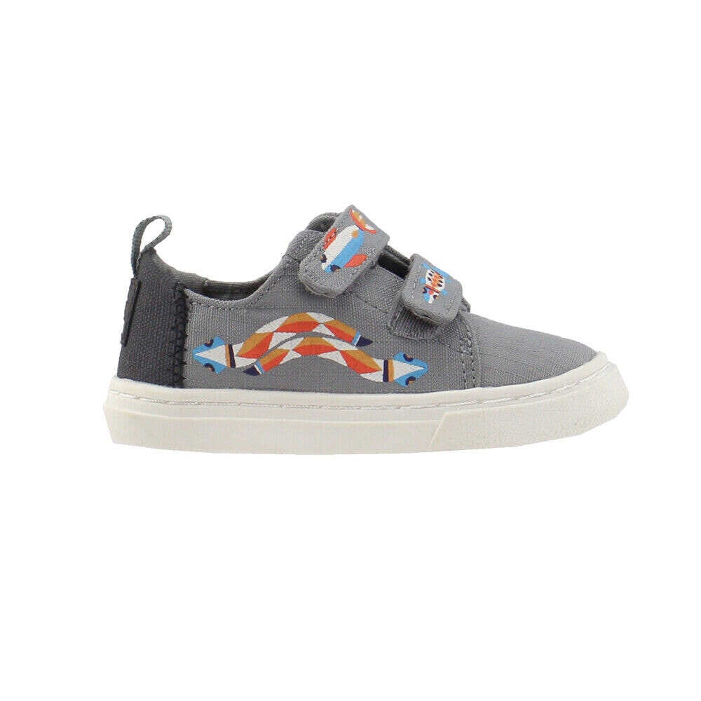 TOMS Lenny Slip On Toddler Boys Grey Sneakers Casual Shoes 10012561