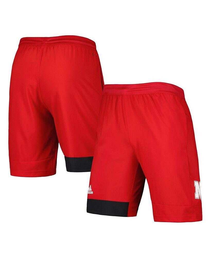 adidas men's Scarlet Nebraska Huskers Training Shorts