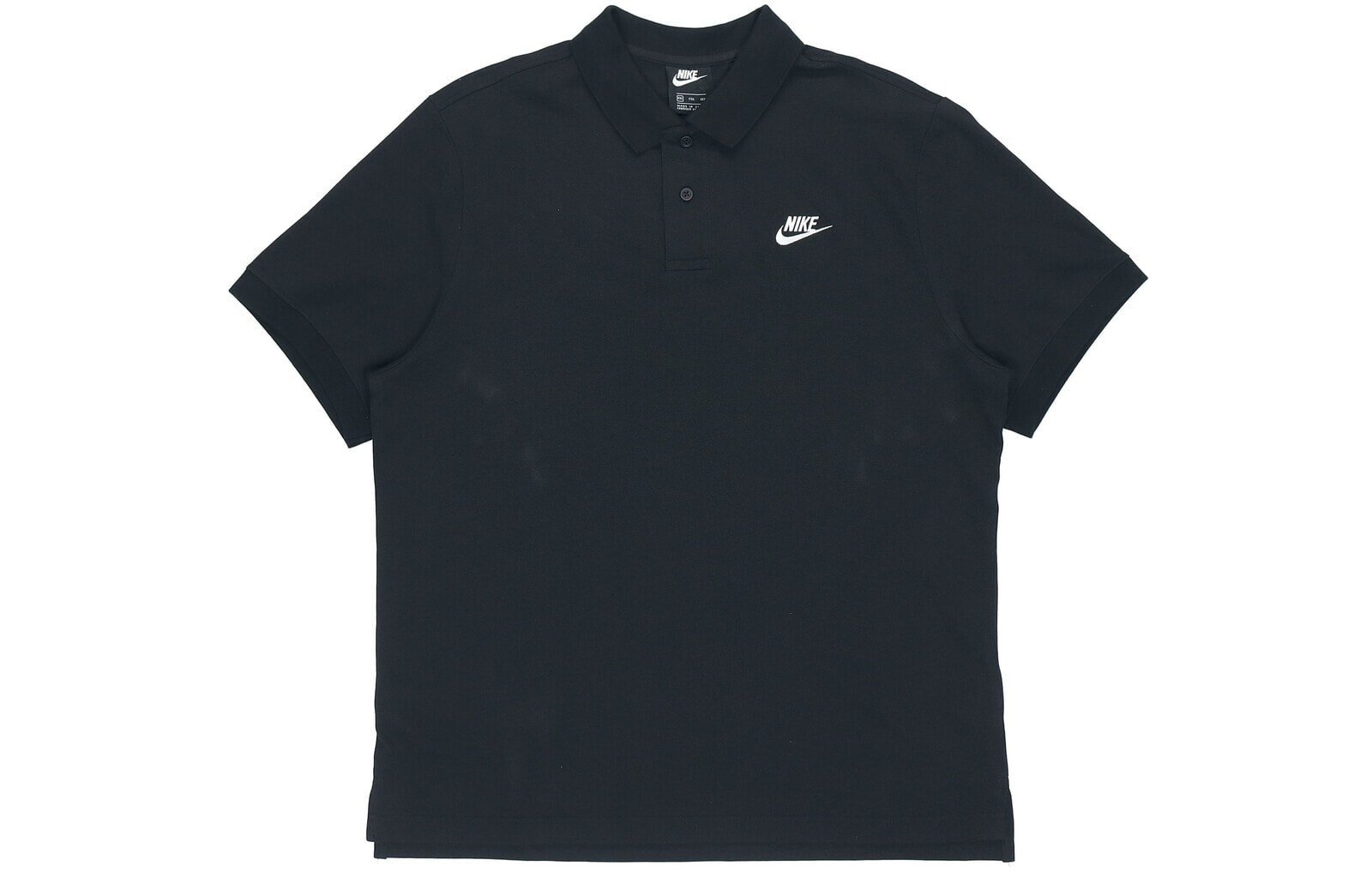 Nike Sportswear 纯色Logo休闲运动短袖Polo衫 男款 黑色 / Поло Nike Sportswear Logo CJ4457-010