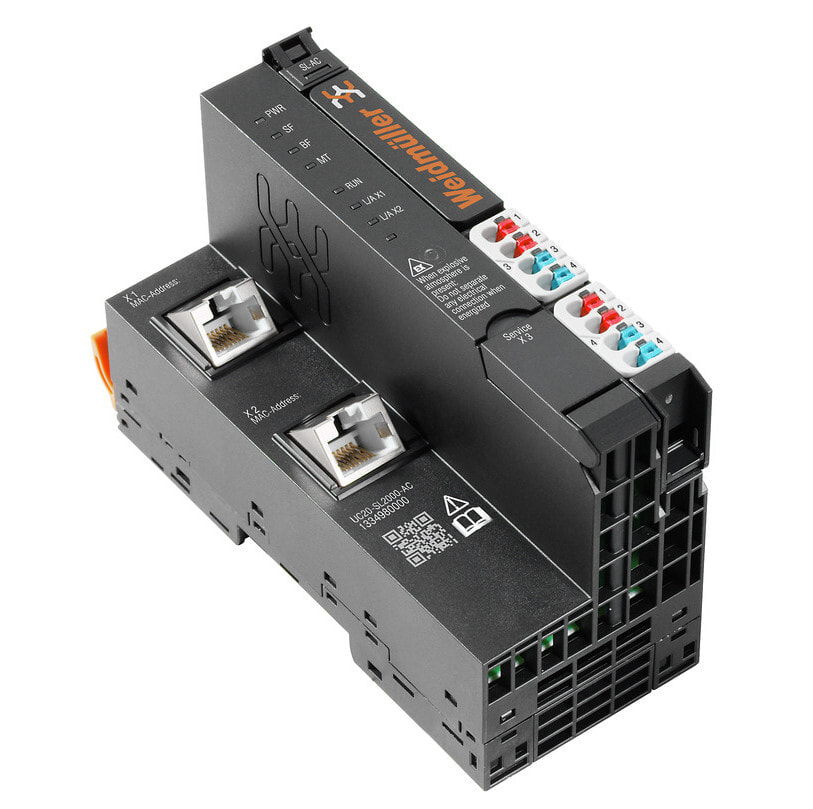 Weidmüller UC20-SL2000-OLAC-EC - Ethernet TCP/IP - Micro USB - 624 MHz - 512 MB - 32000 MB - EtherCAT - 48 Gbit/s