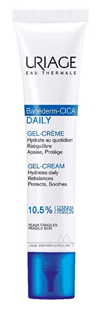 Light gel cream for damaged skin Bariéderm CICA (Daily Gel-Cream) 40 ml