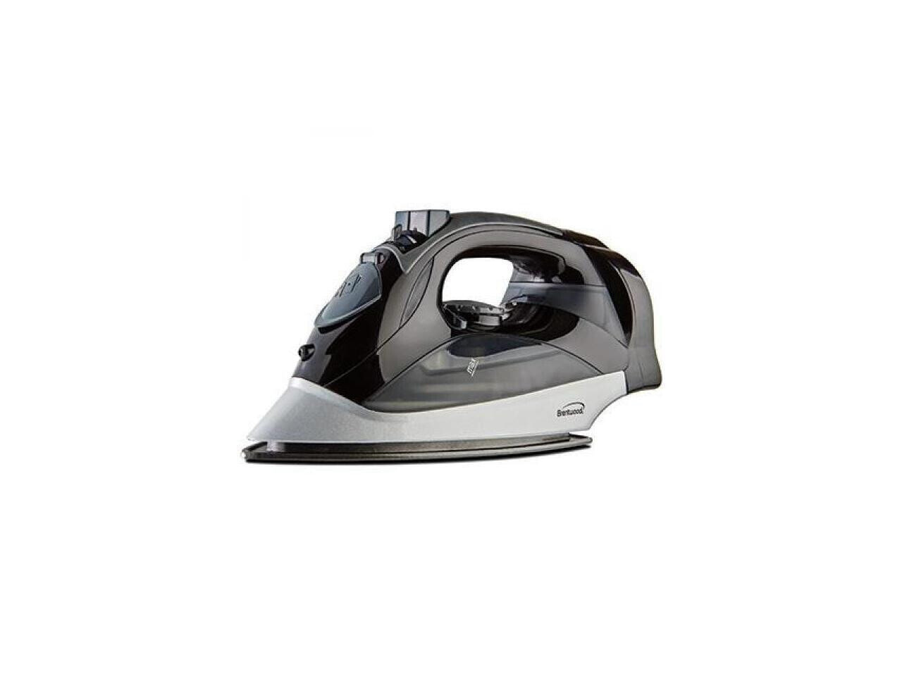 Brentwood Appliances MPI-59B Power Nonstick Steam Iron with Retractable Cord, Bl