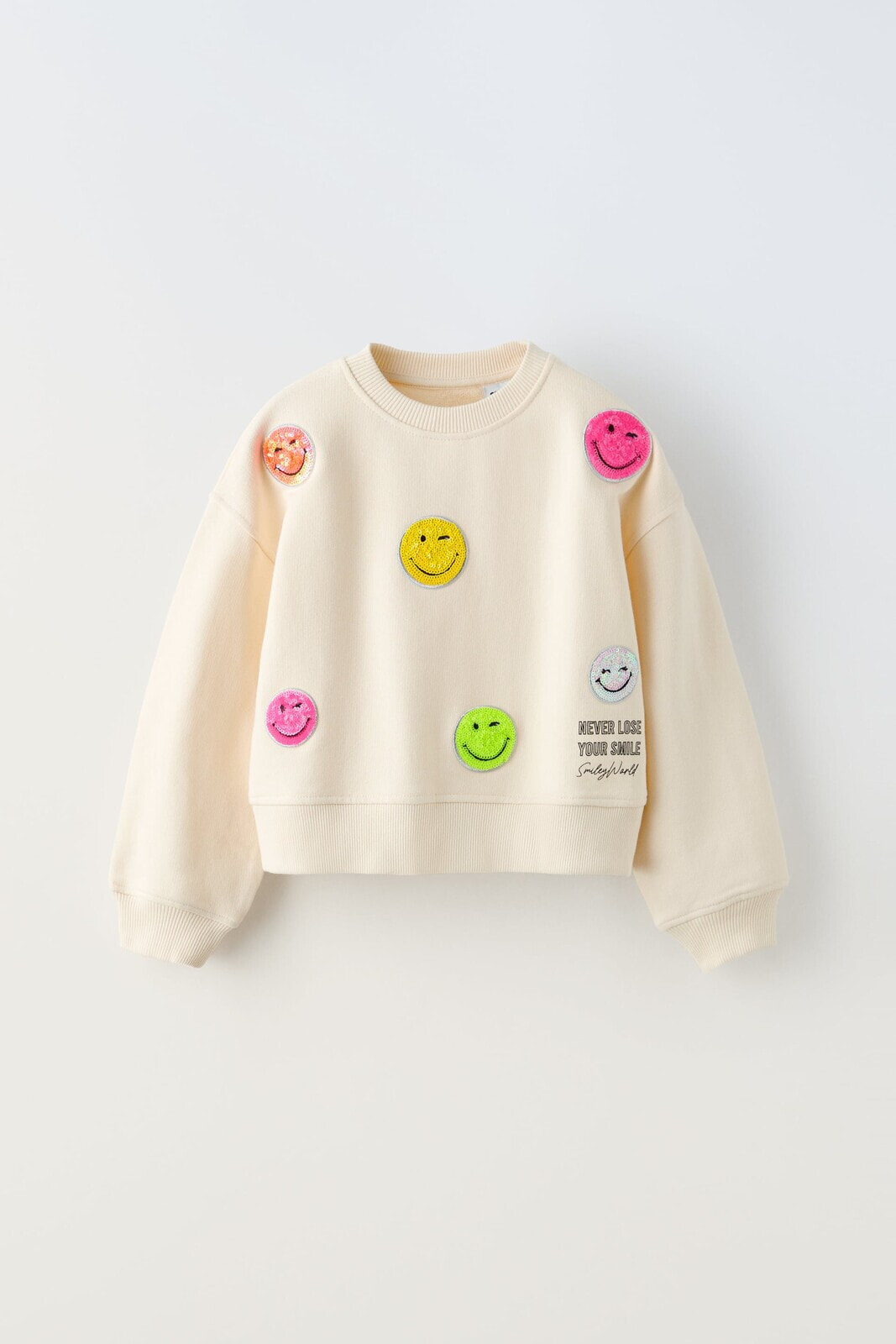 Smileyworld ® sequinned sweatshirt