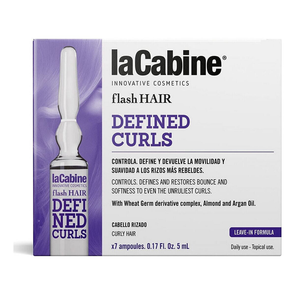 La Cabine Flash Hair Defined Curls Ampules Ампулы для вьющихся волос 7 х 5 мл