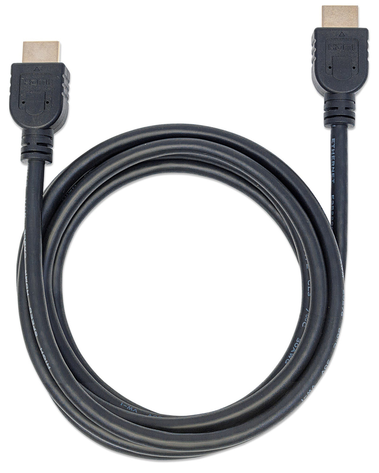 Manhattan 353939 HDMI кабель 2 m HDMI Тип A (Стандарт) Черный