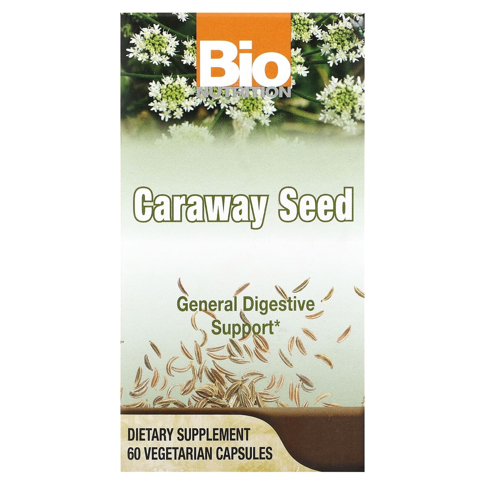 Bio Nutrition, Семена тмина, 60 вегетарианских капсул