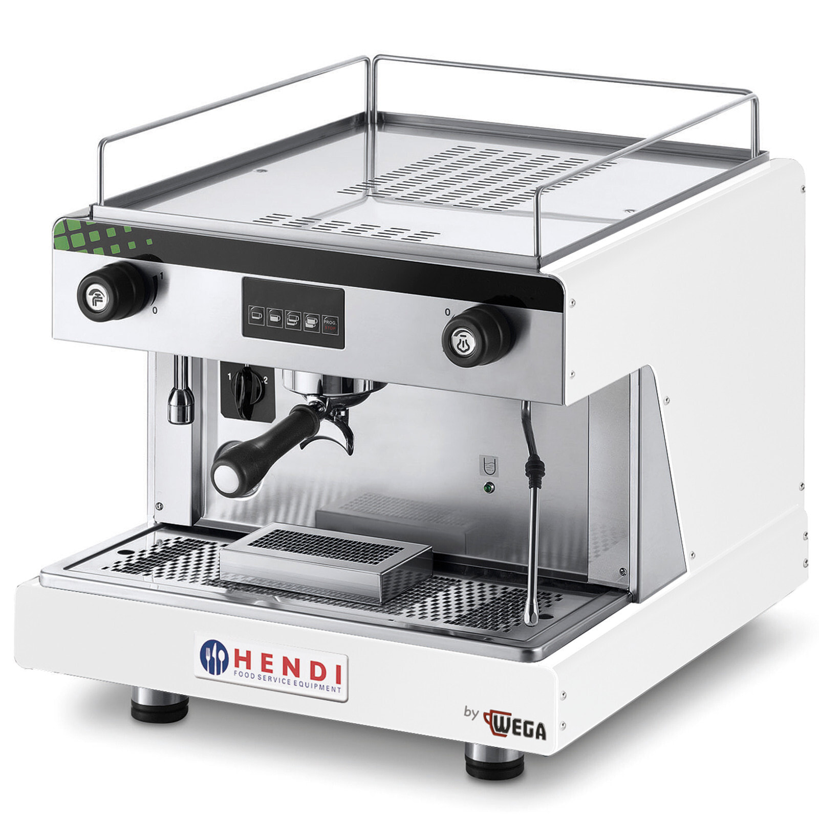 Top Line by WEGA semi-automatic coffee machine 1 group electronic white 2.9kW