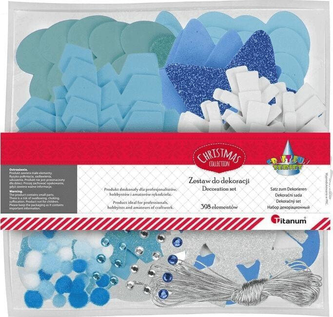 Titanum Blue foam decoration set