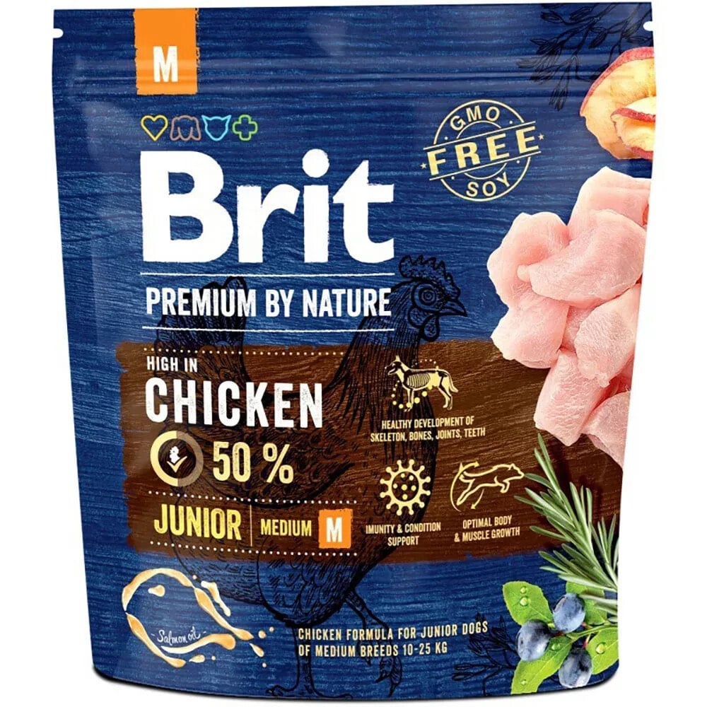 BRIT Premiumnature junior m chicken wet dog food 1kg