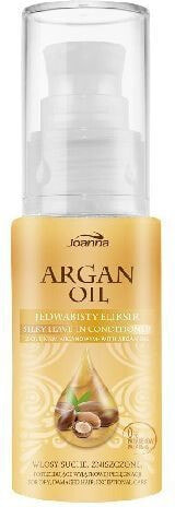 Несмываемый уход для волос Joanna Argan Oil Eliksir jedwabisty z olejkiem arganowym 30 ml